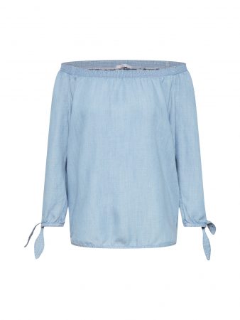 EDC BY ESPRIT Bluză 'W carmen bl'  denim albastru / albastru deschis