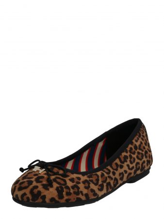 TOMMY HILFIGER Balerini 'LEO'  maro închis / negru