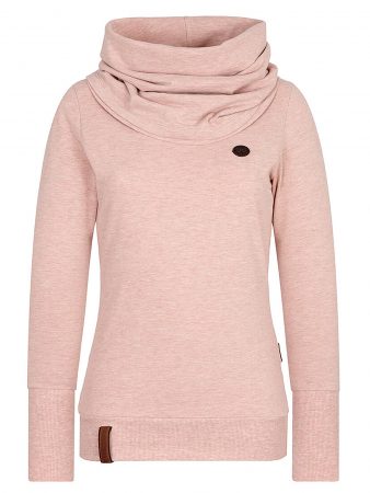 Naketano Bluză de molton 'Kurzer Schniedelwutz'  roze