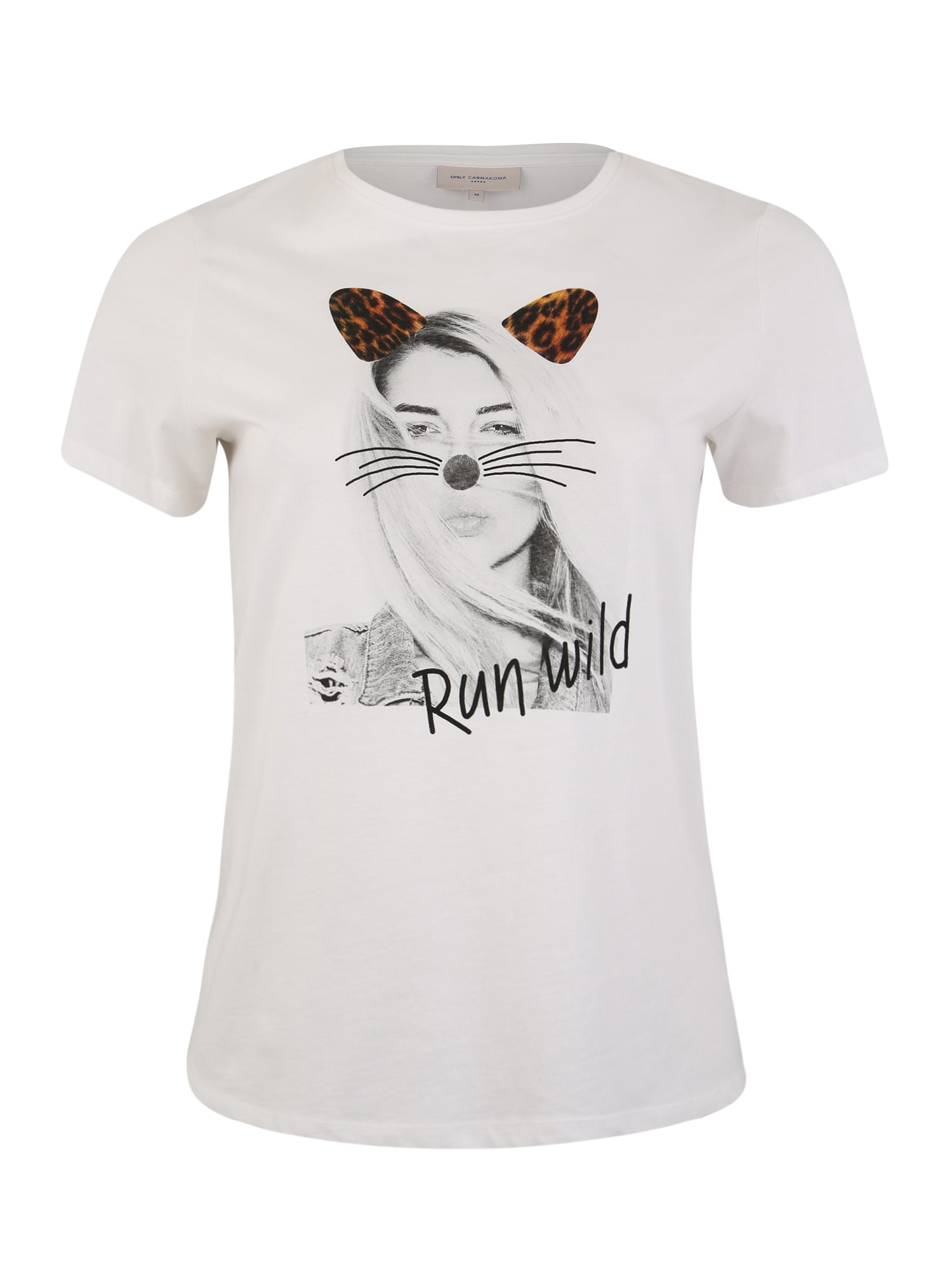 ONLY Carmakoma Tricou 'JOSEFINE' alb