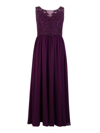 My Mascara Curves Rochie 'BEADED LACE'  prună