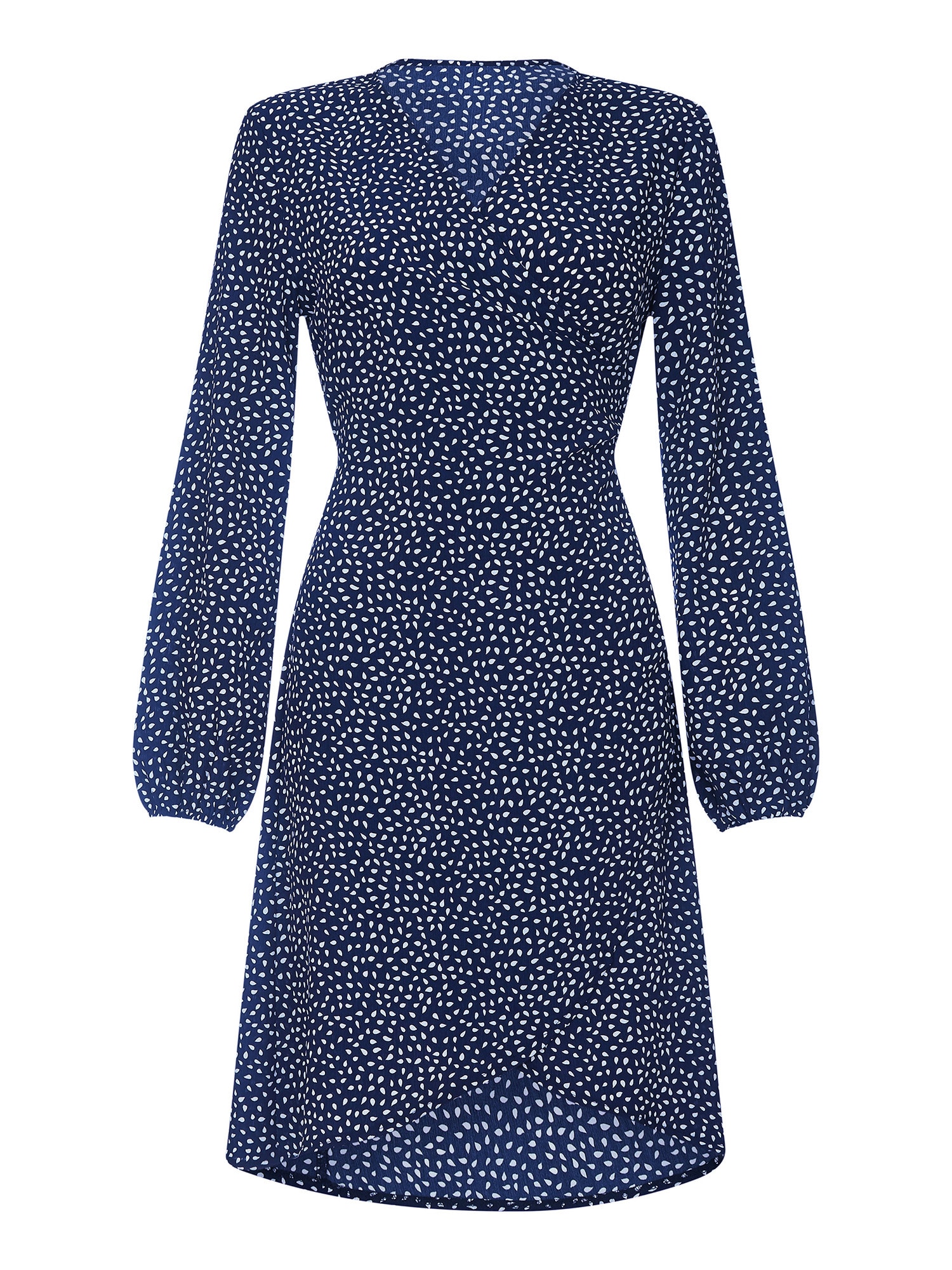 Mela London Rochie 'SPOTTY'  navy / alb