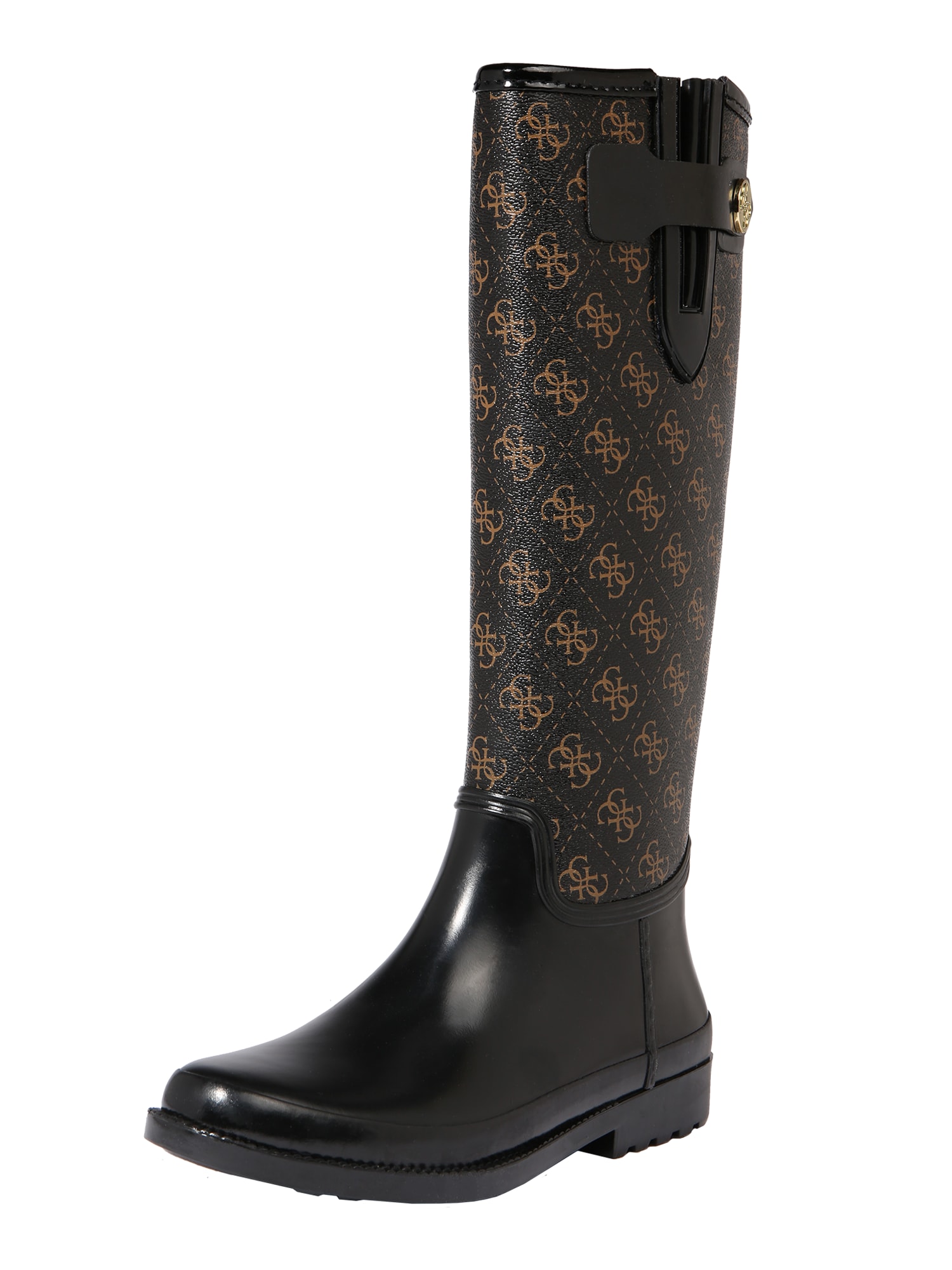GUESS Cizme de cauciuc 'FL7EBE FAL11'  maro