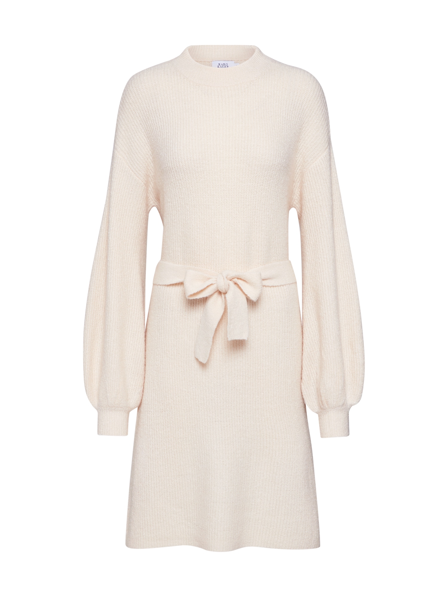 NA-KD Rochie tricotat alb lână