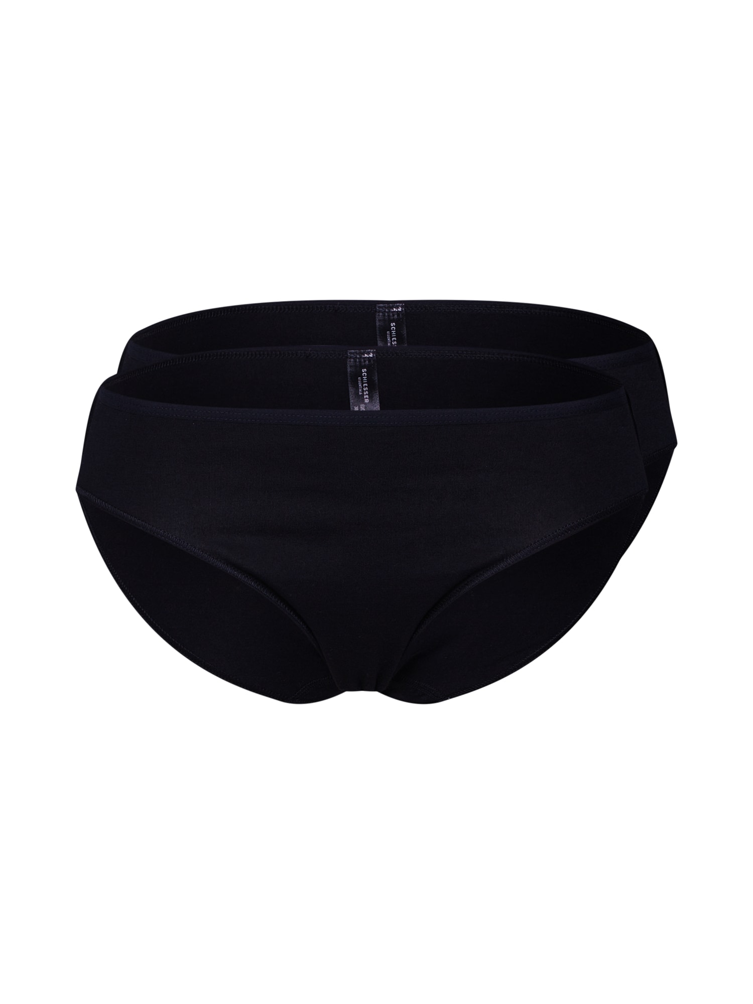 SCHIESSER Slip 'Cotton Essentials'  negru