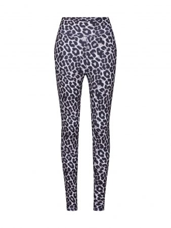 Urban Classics Leggings  gri / negru / alb