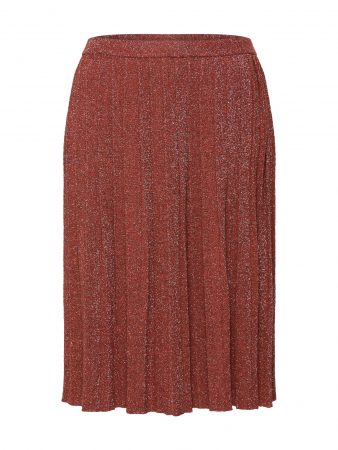 VILA Fustă  roșu ruginiu