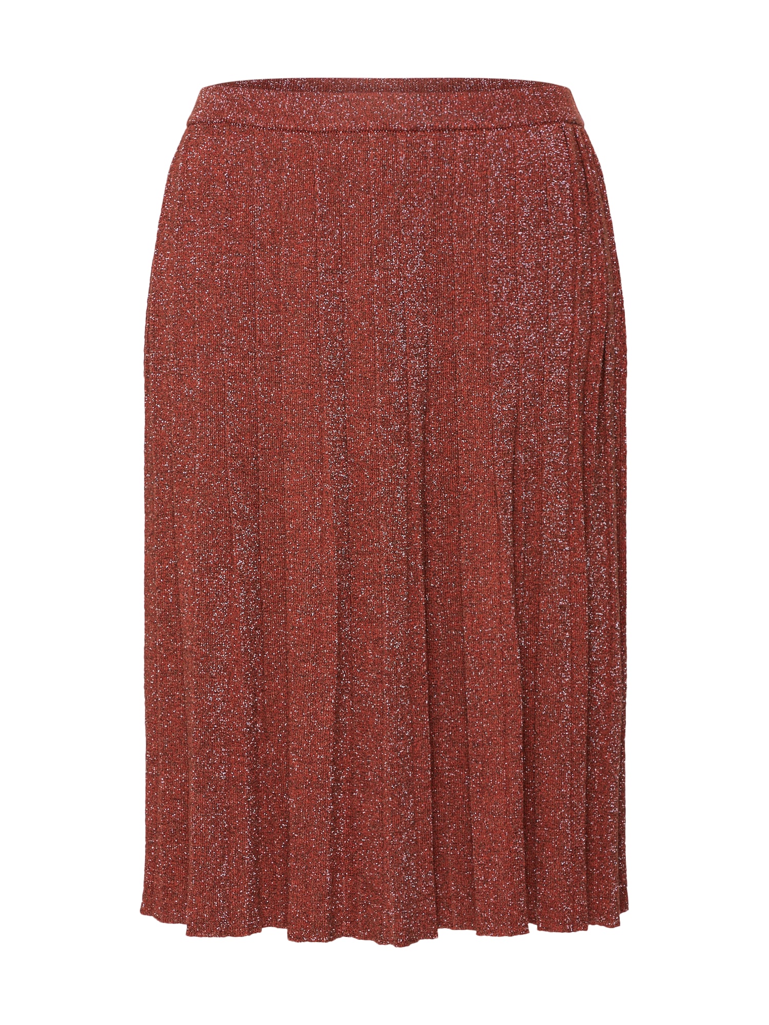 VILA Fustă  roșu ruginiu