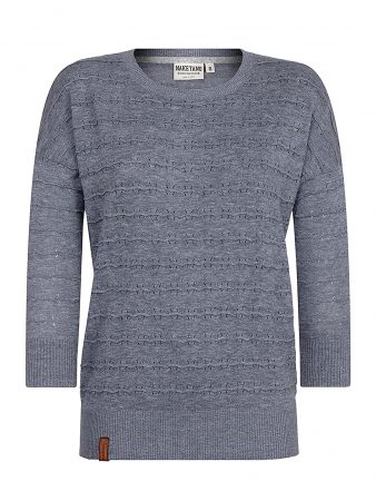 Naketano Pulover 'Ohne zu fragen'  marine