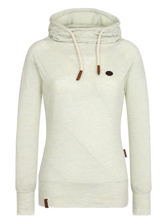 Naketano Bluză de molton 'Mandy'  fildeş