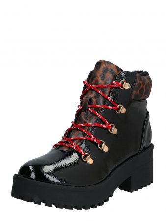 CALL IT SPRING Botine 'HIKER'  roșu / negru