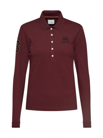 La Martina Tricou  roșu vin