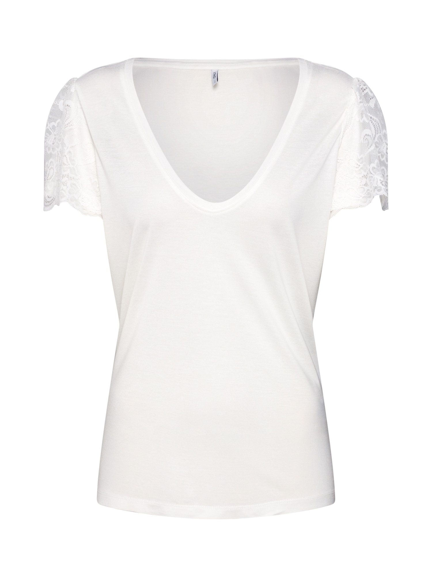 ONLY Tricou 'LACE'  alb