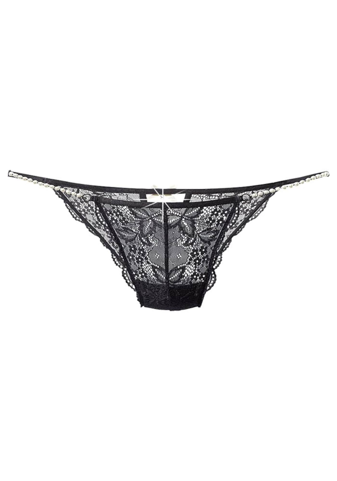 LASCANA Tanga  negru