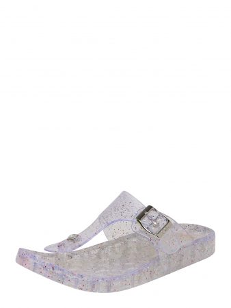 BUFFALO Flip-flops 'Elaine'  argintiu