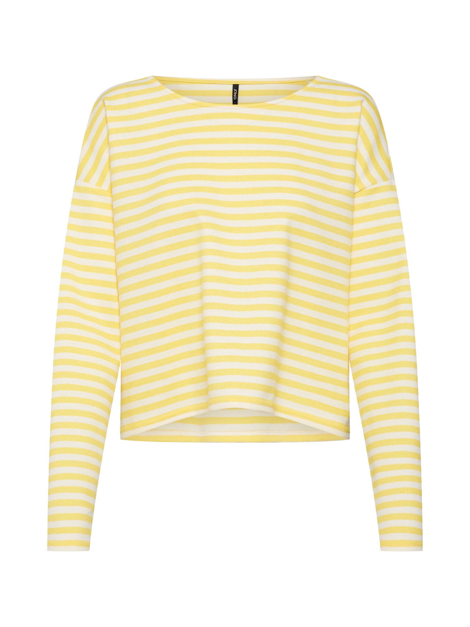 ONLY Tricou 'FAME' galben / alb