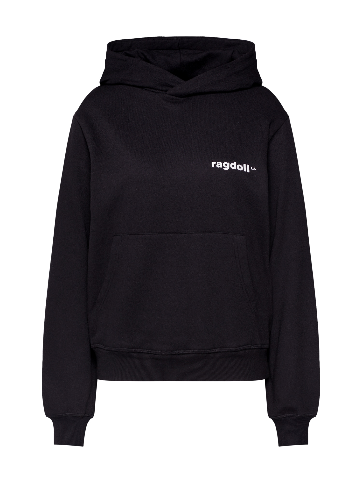 Ragdoll LA Bluză de molton 'Pull On Hoodie'  negru