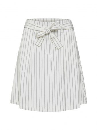 VILA Fustă 'VIPINTRI HW SKIRT'  negru / alb