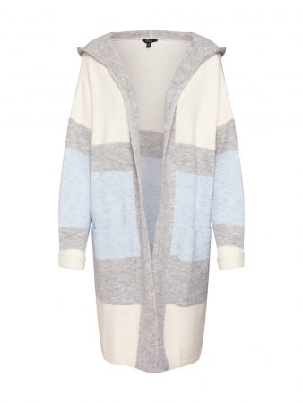 Mavi Cardigan dimensiuni mari 'STRIPE'  albastru / gri amestecat / offwhite