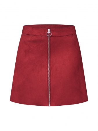ONLY Fustă 'onlEA'  roșu vin