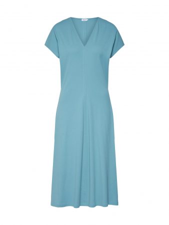 Filippa K Rochie 'Clean-cut Cap Sleeve Dress'  albastru
