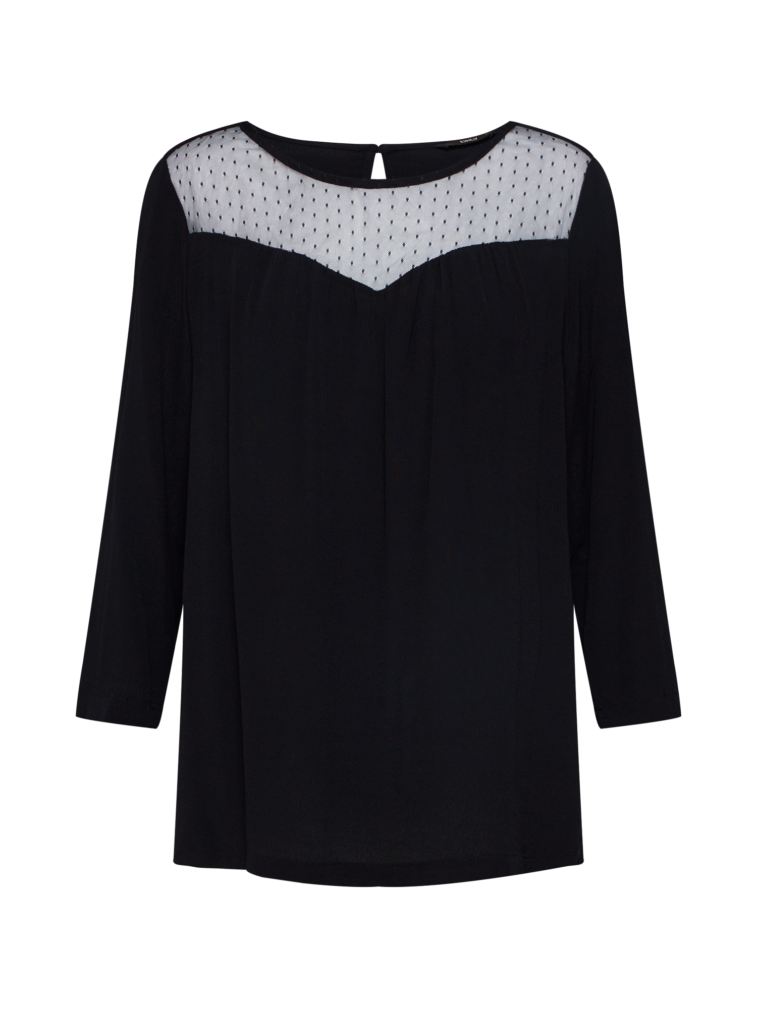 ONLY Bluză 'onlSONNY 3/4 TOP WVN'  negru