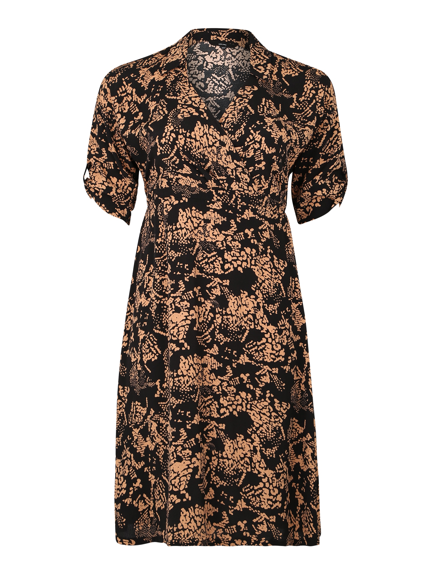 Vero Moda Curve Rochie 'PROSECCA'  maro / negru