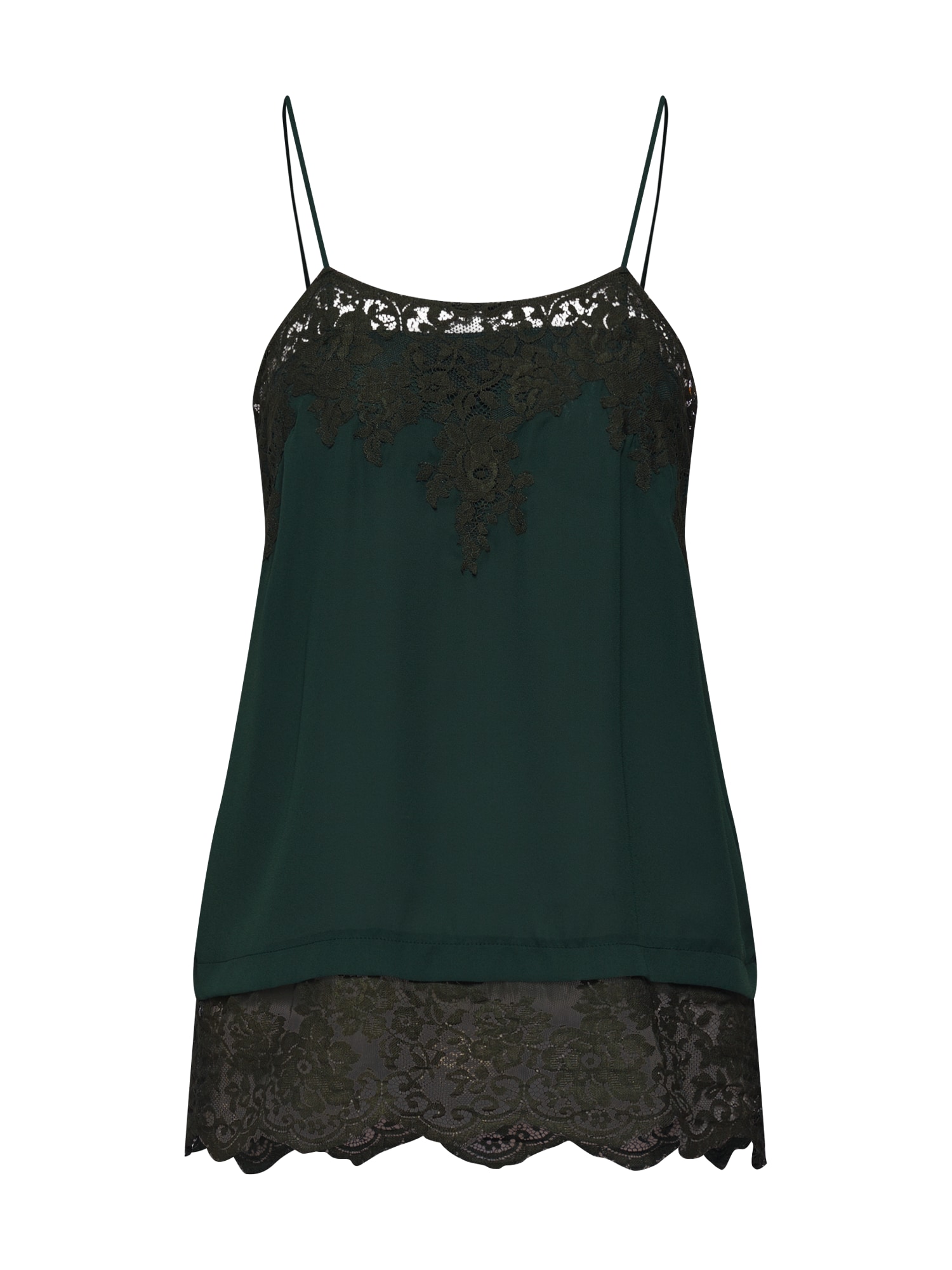 JUST FEMALE Top 'Cher singlet' verde