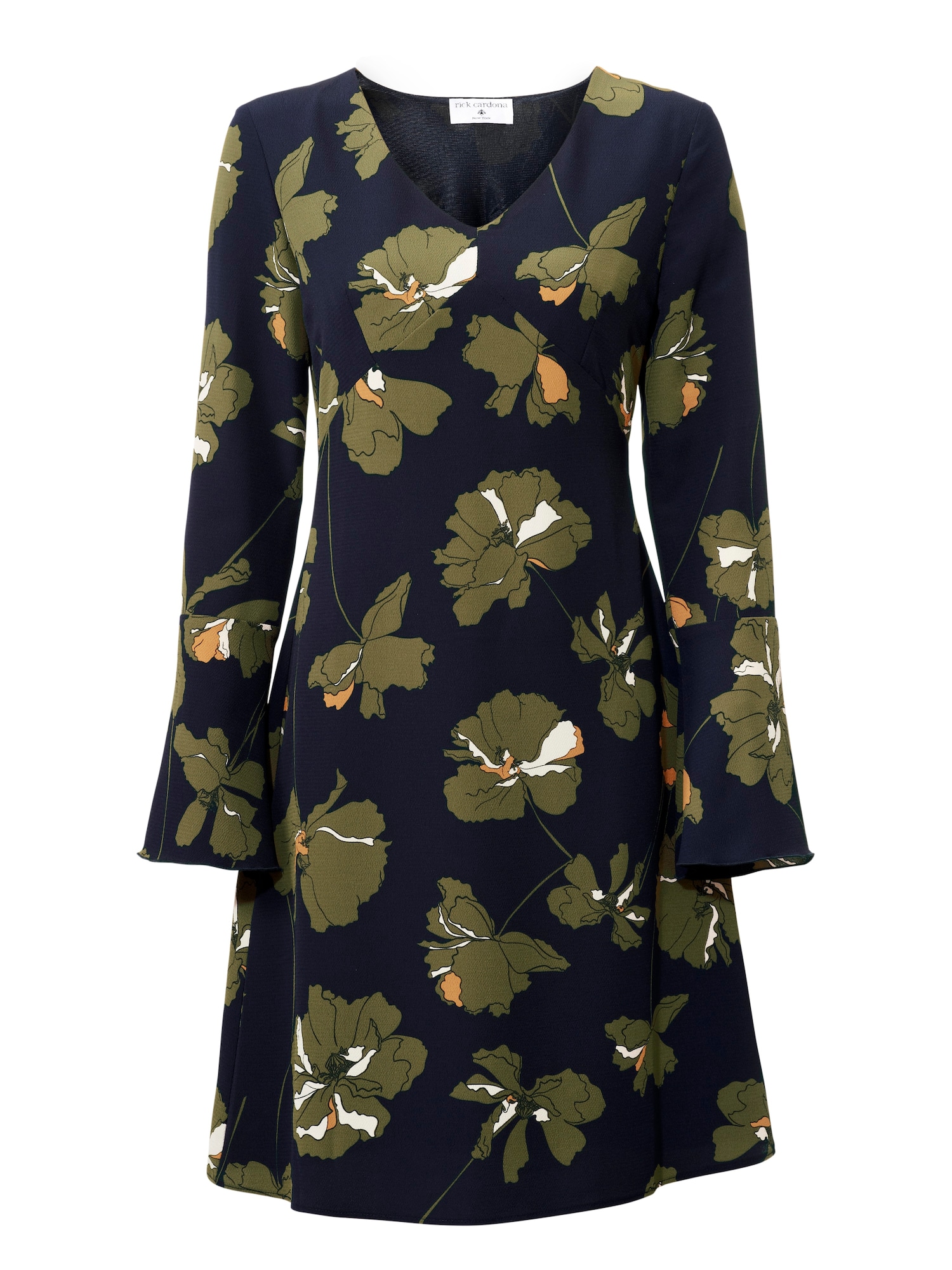 Heine Rochie albastru noapte / kaki