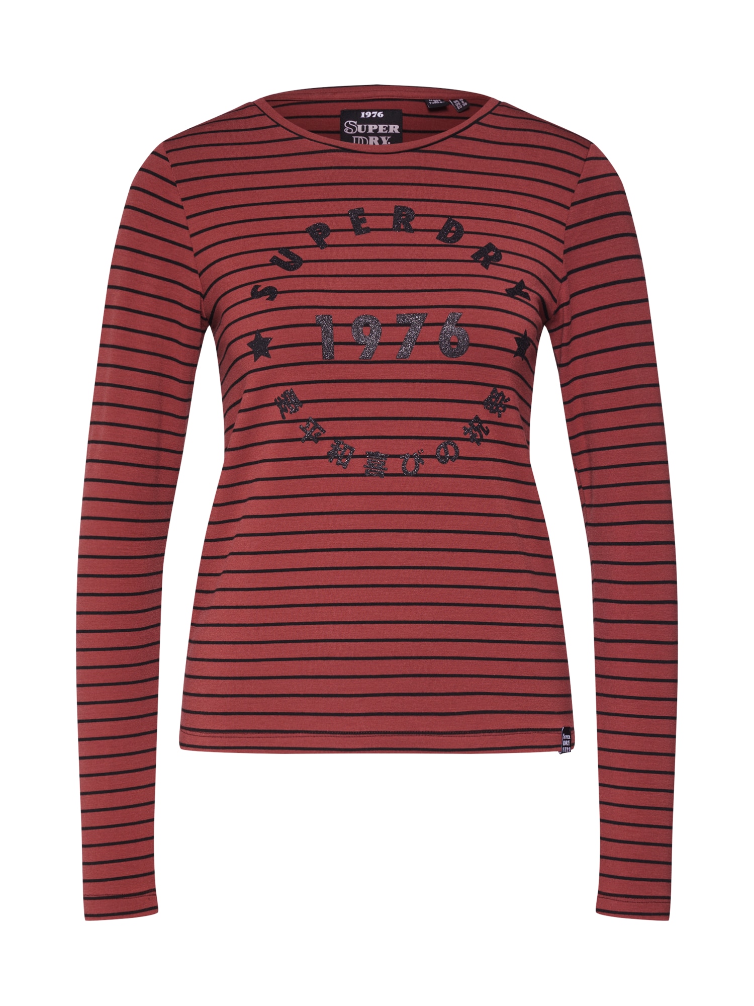Superdry Tricou 'ADELINA GRAPHIC TOP' roșu vin