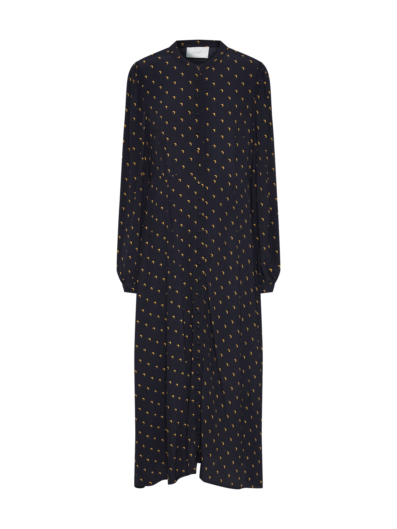 JUST FEMALE Rochie tip bluză 'Cassia' galben închis / negru