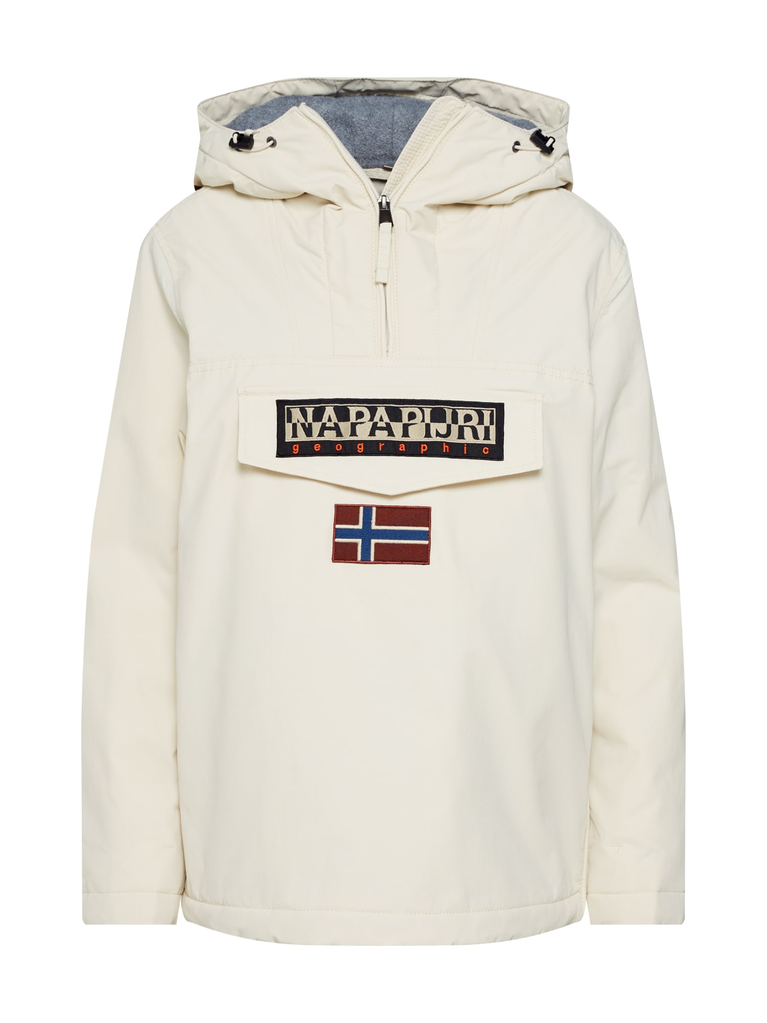 NAPAPIJRI Geacă de primăvară-toamnă 'RAINFOREST W WINT'  crem / roșu orange / negru