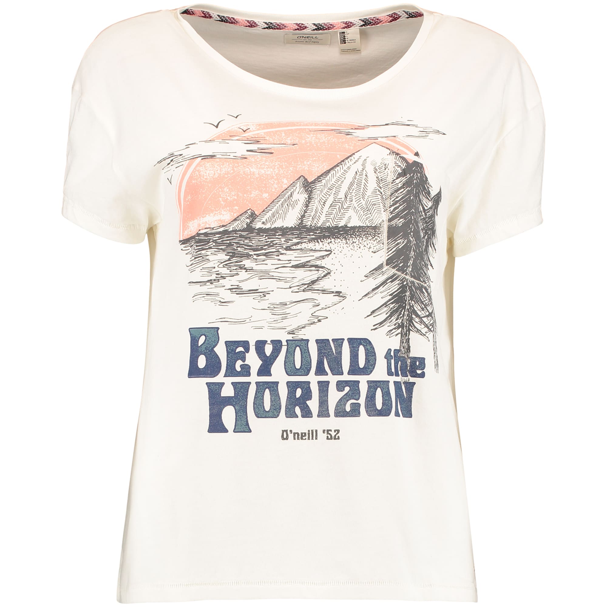 O'NEILL Tricou 'LW TOPAZ LAKE'  crem / culori mixte