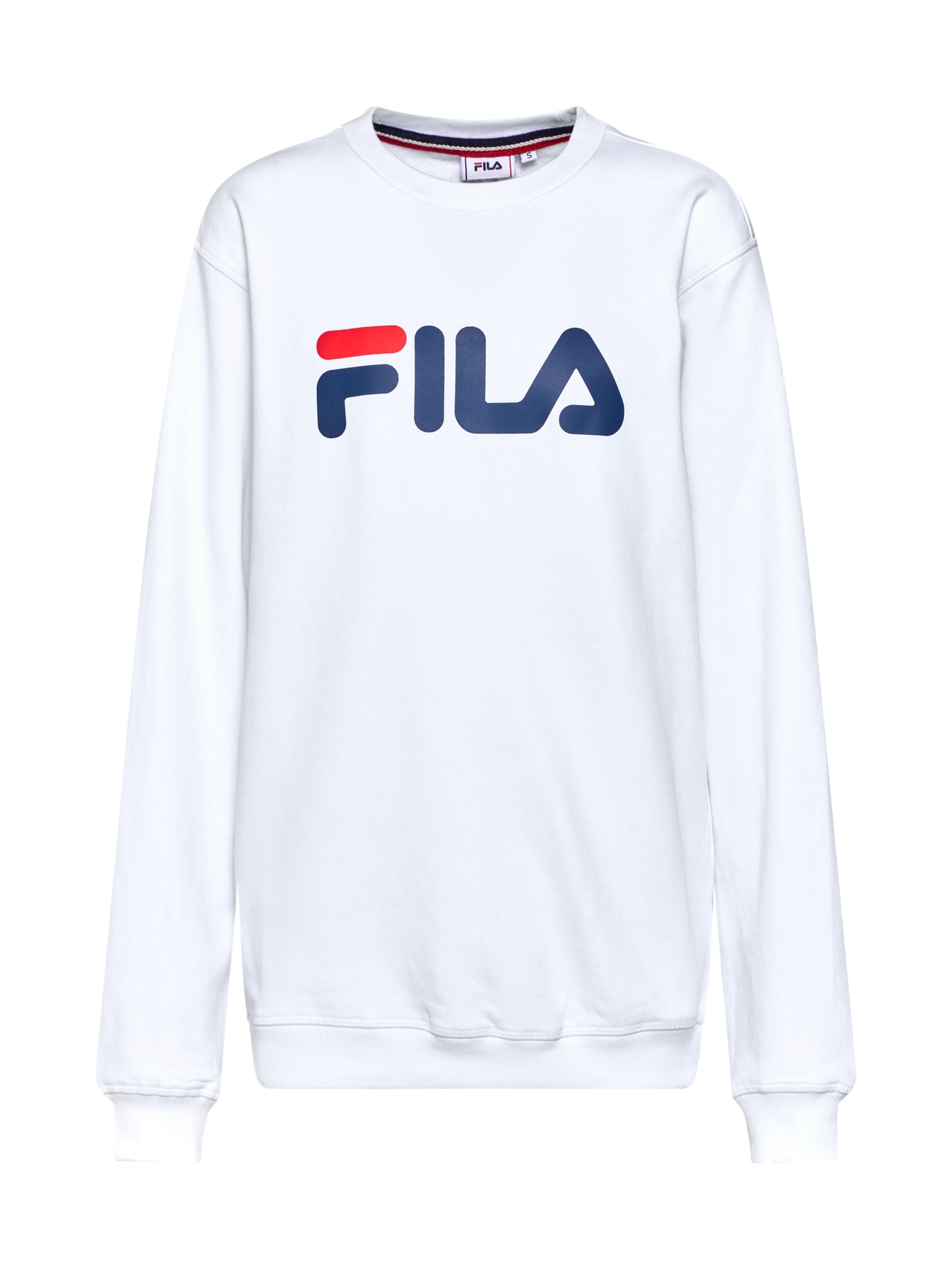 FILA Bluză de molton 'PURE Crew Sweat'  roșu / negru / alb