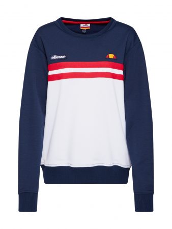 ELLESSE Bluză de molton 'TARIA'  navy / alb