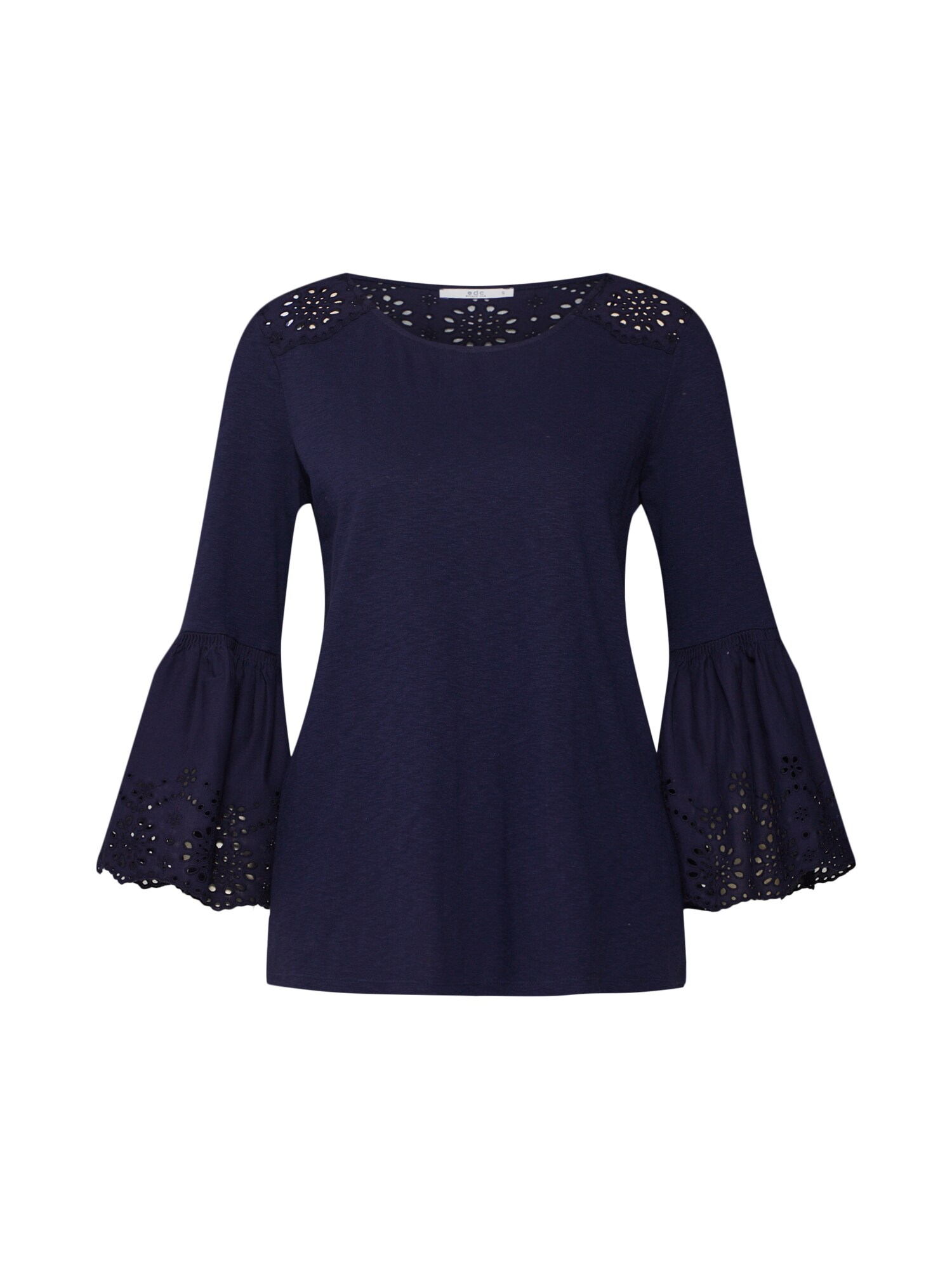 EDC BY ESPRIT Tricou 'Broidery' navy