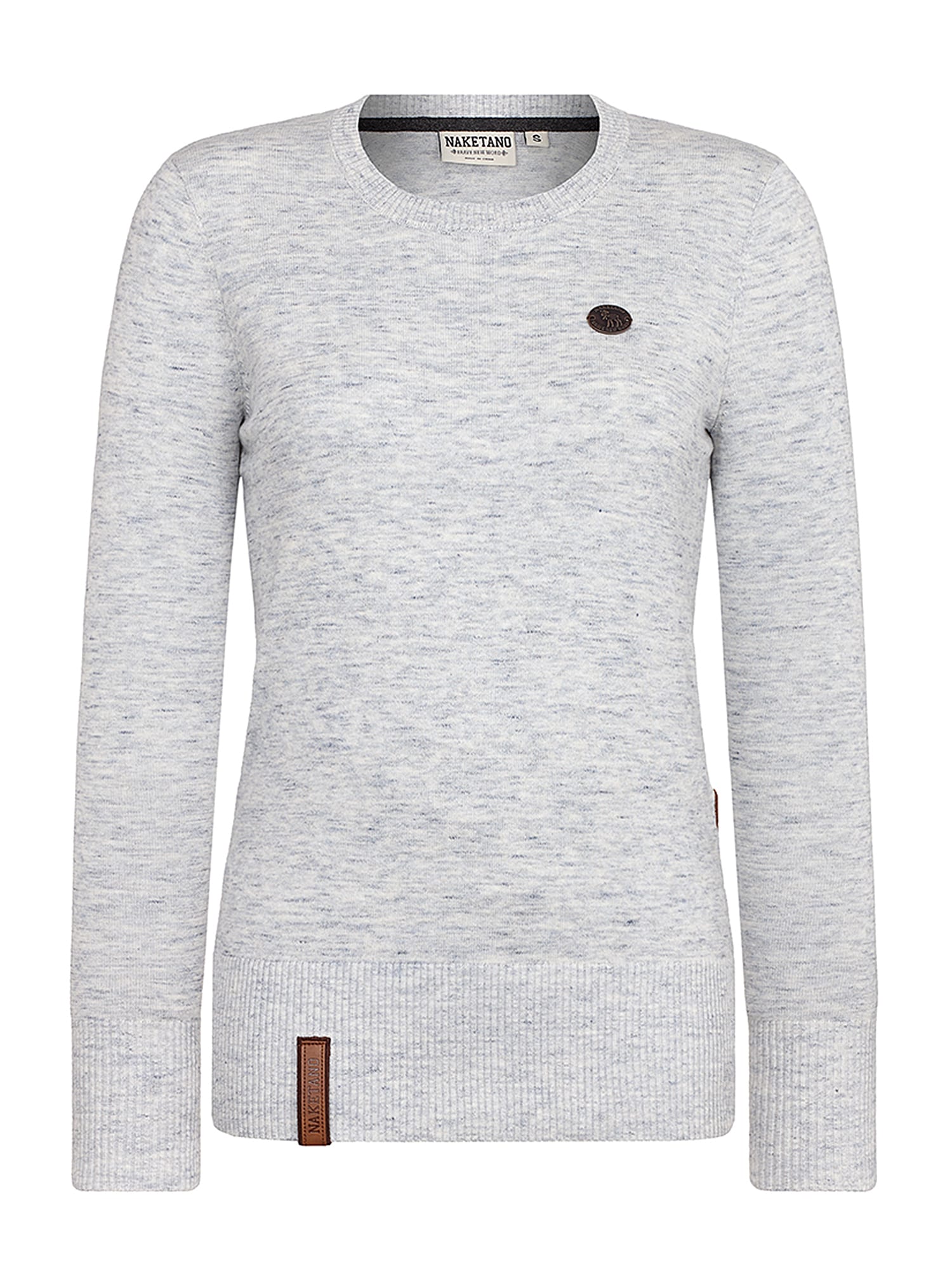 Naketano Pulover 'Schaaaaa-aaaaaatz'  gri deschis