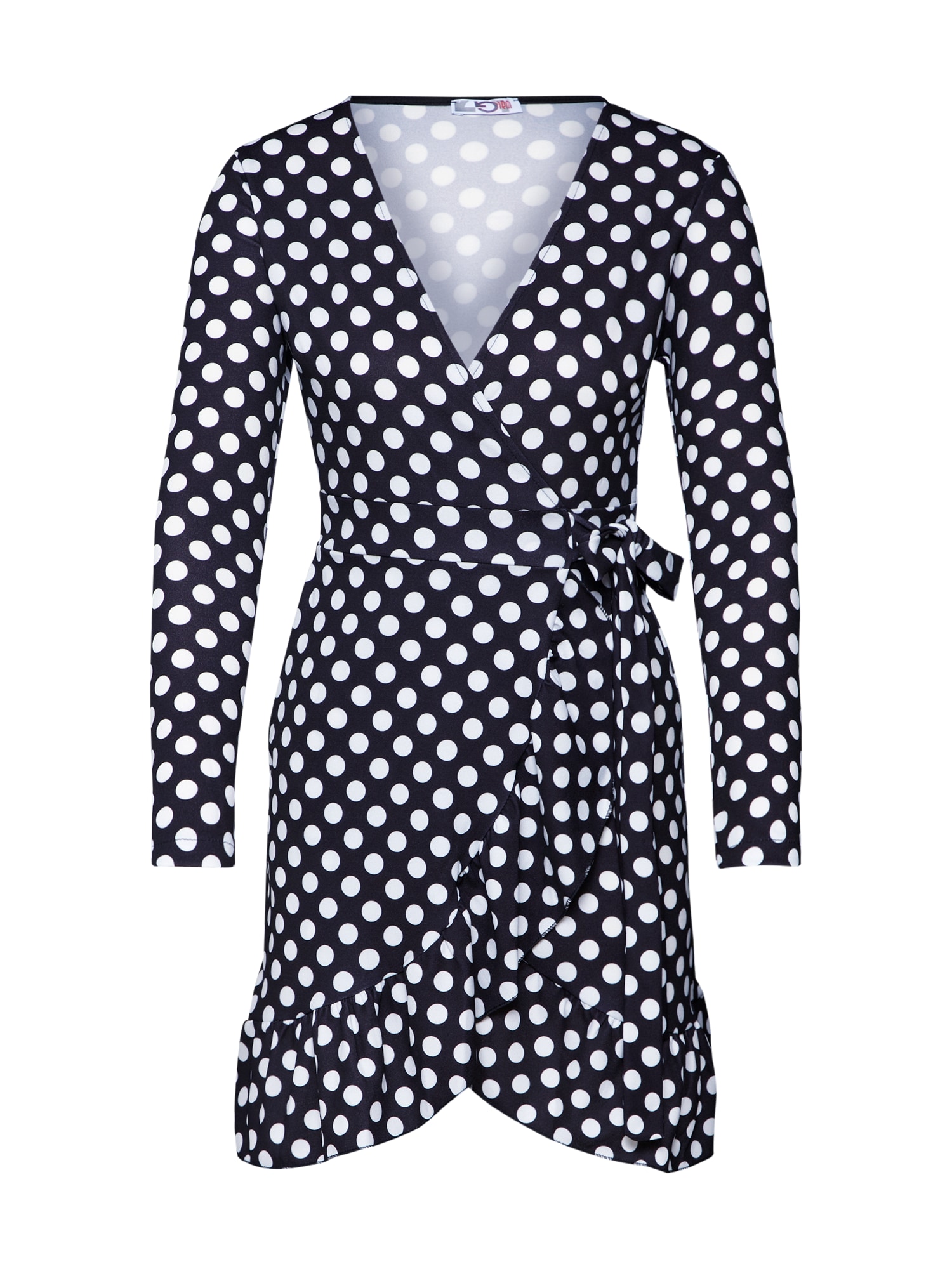 WAL G. Rochie  negru / alb