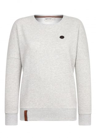 Naketano Bluză de molton  gri deschis