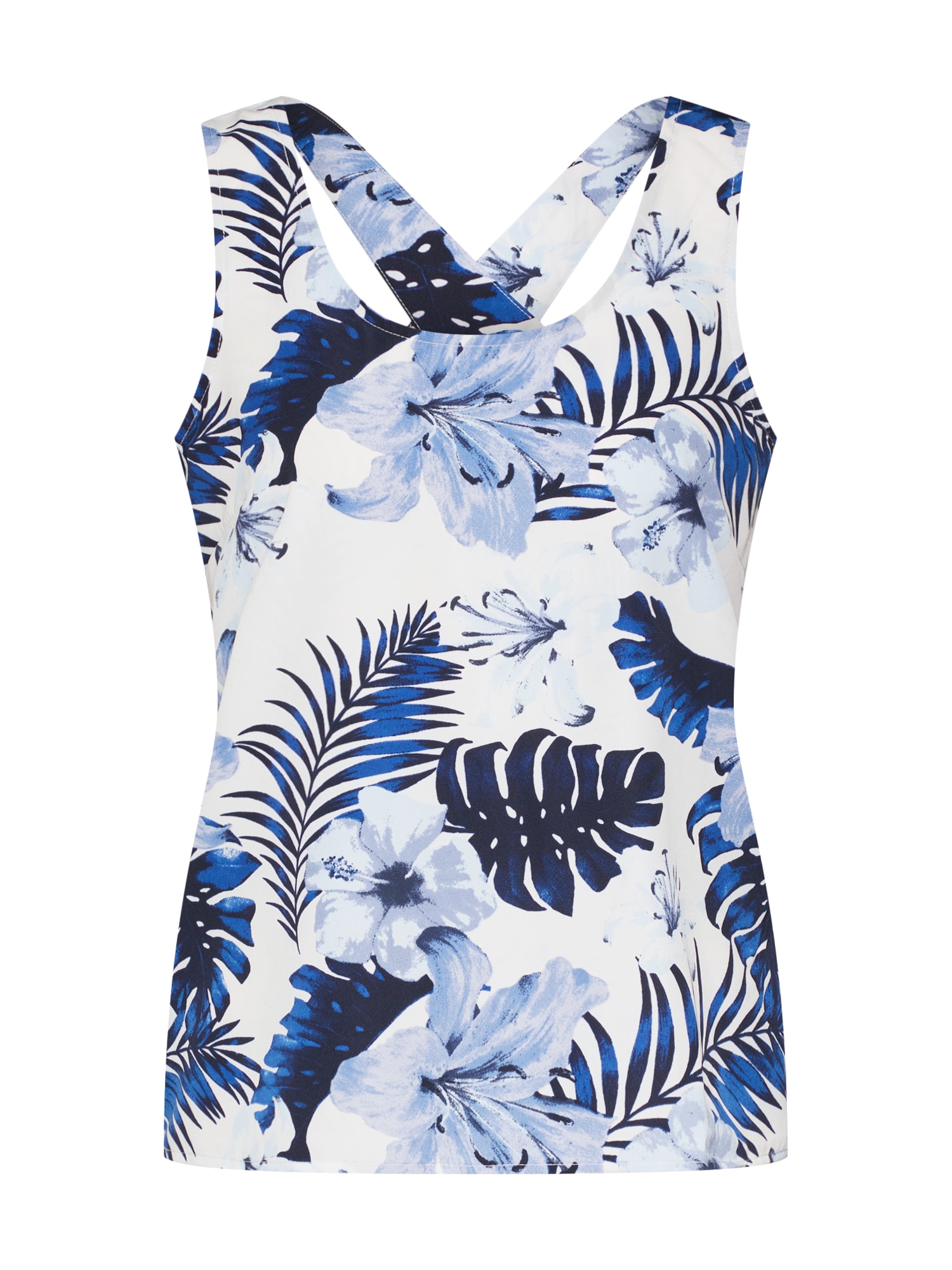 VERO MODA Bluză 'EFIE'  crem / albastru