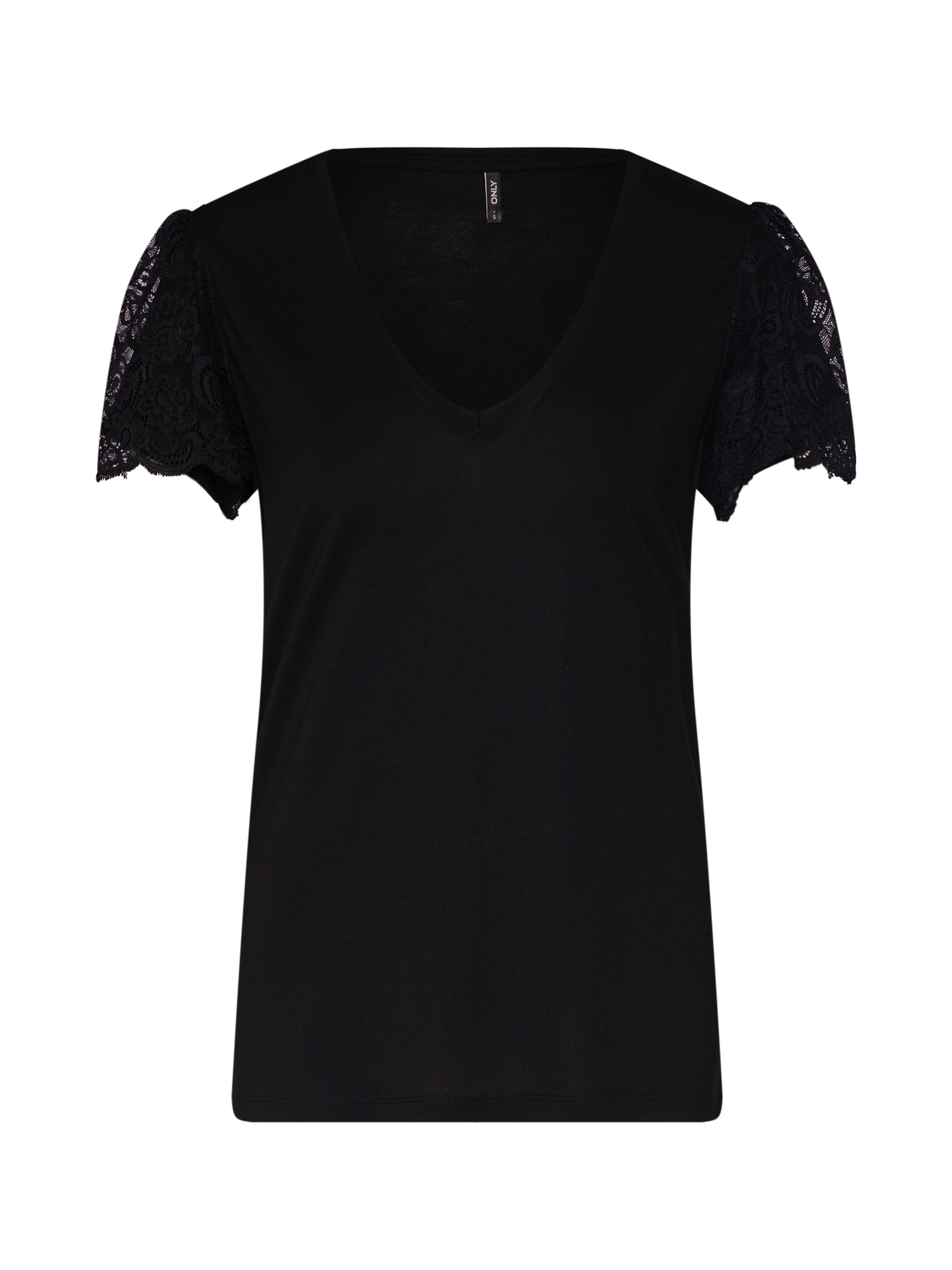 ONLY Tricou 'LACE'  negru