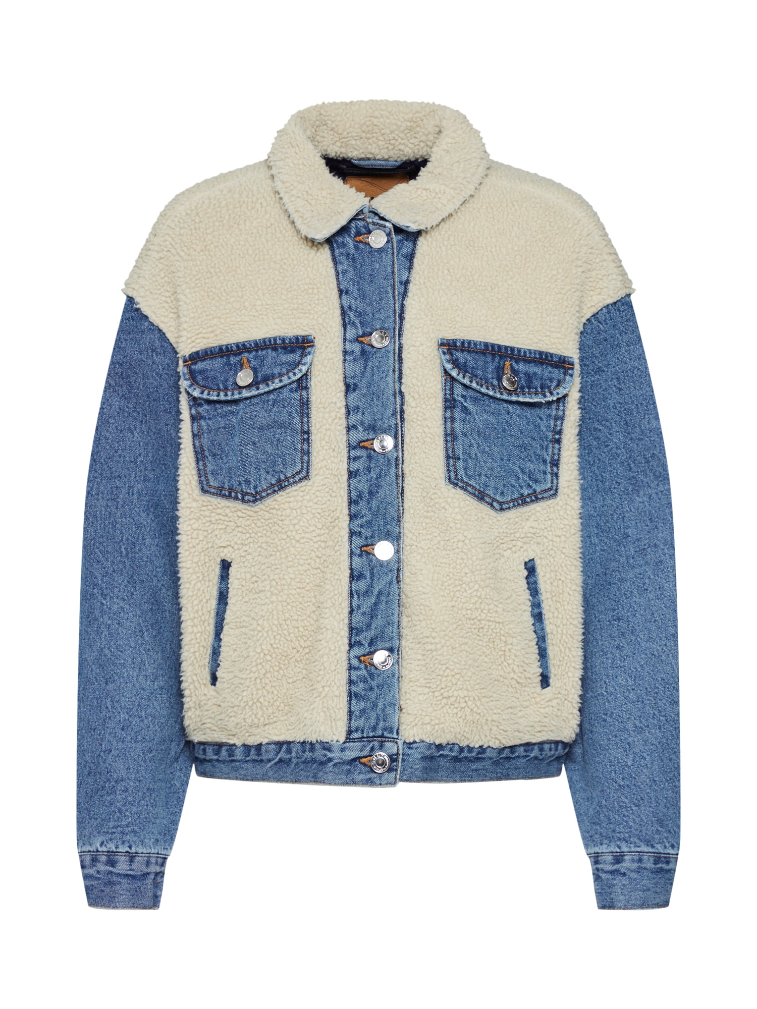 ONLY Geacă de primăvară-toamnă 'AUTUMN'  denim albastru / alb