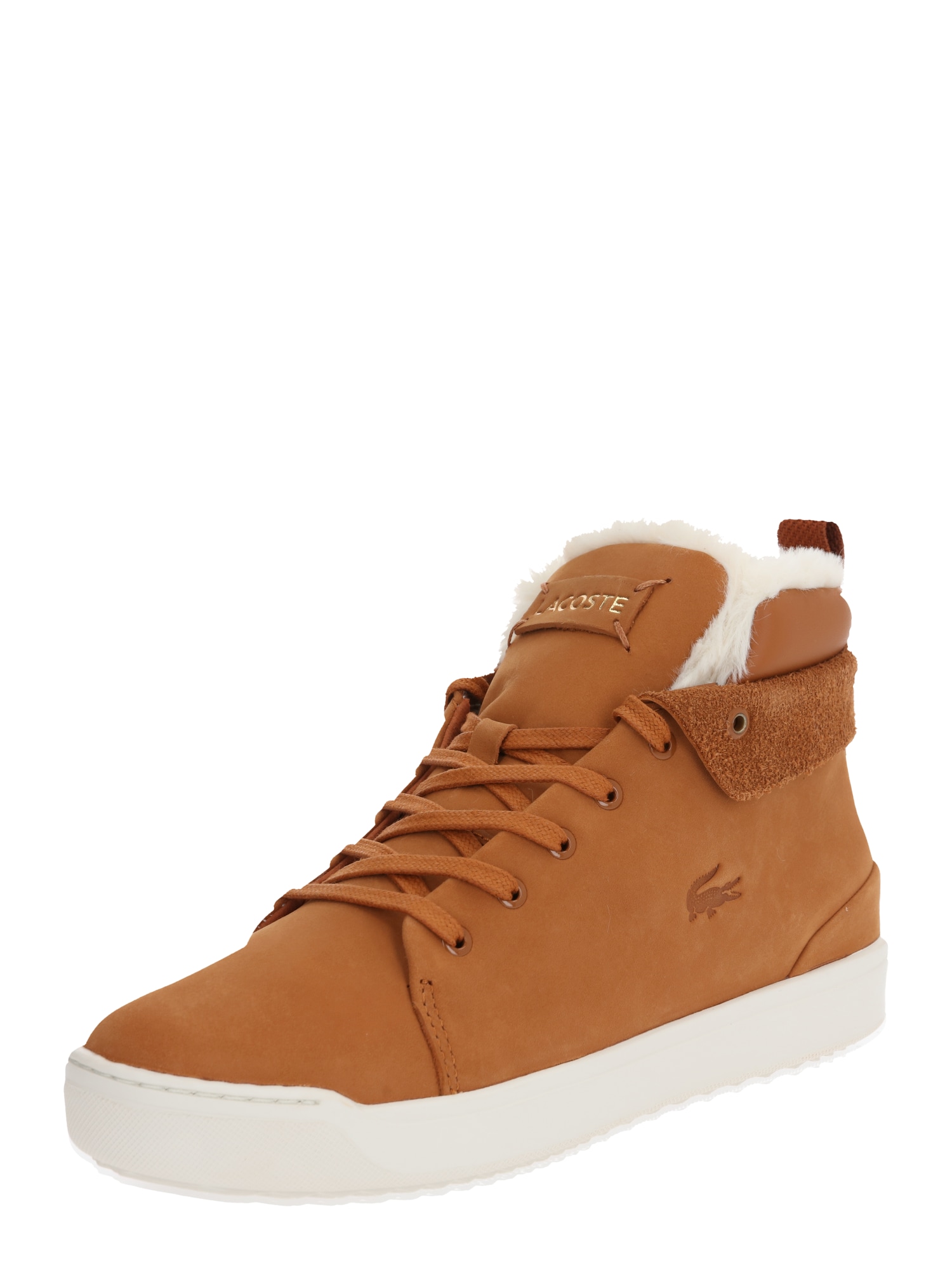 LACOSTE Sneaker înalt 'EXPLORATEUR THERMO 419 1 CFA'  maro / alb
