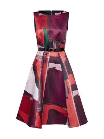 Closet London Rochie de cocktail  mov / piersică / roz / magenta