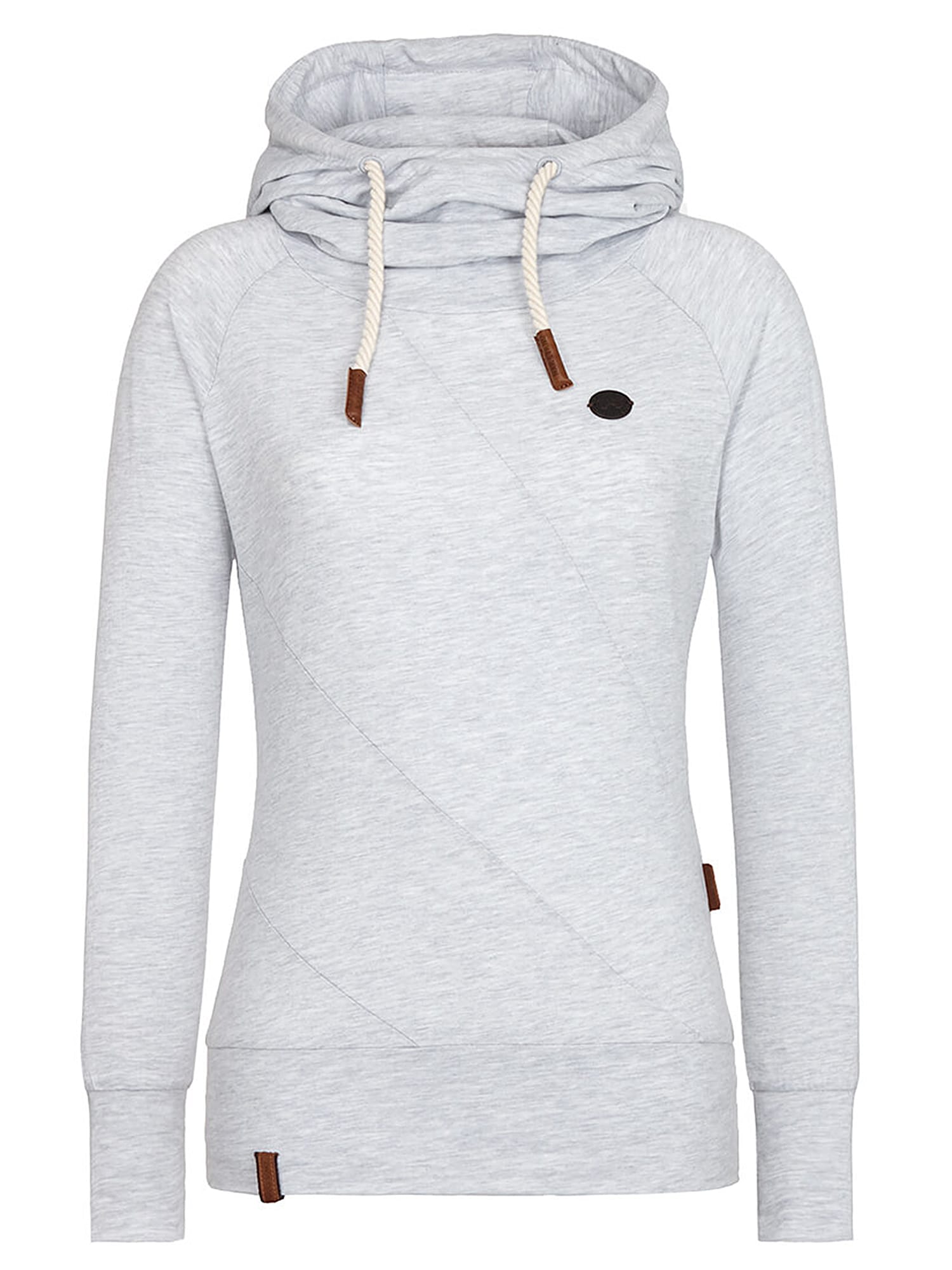 Naketano Bluză de molton 'Mandy'  gri deschis