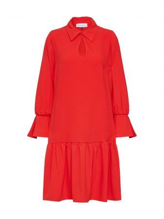 Closet London Rochie tip bluză  roșu