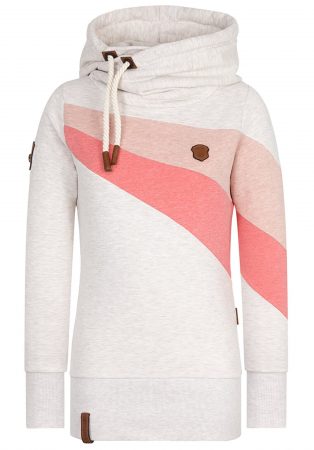 Naketano Bluză de molton  bej / coral / somon