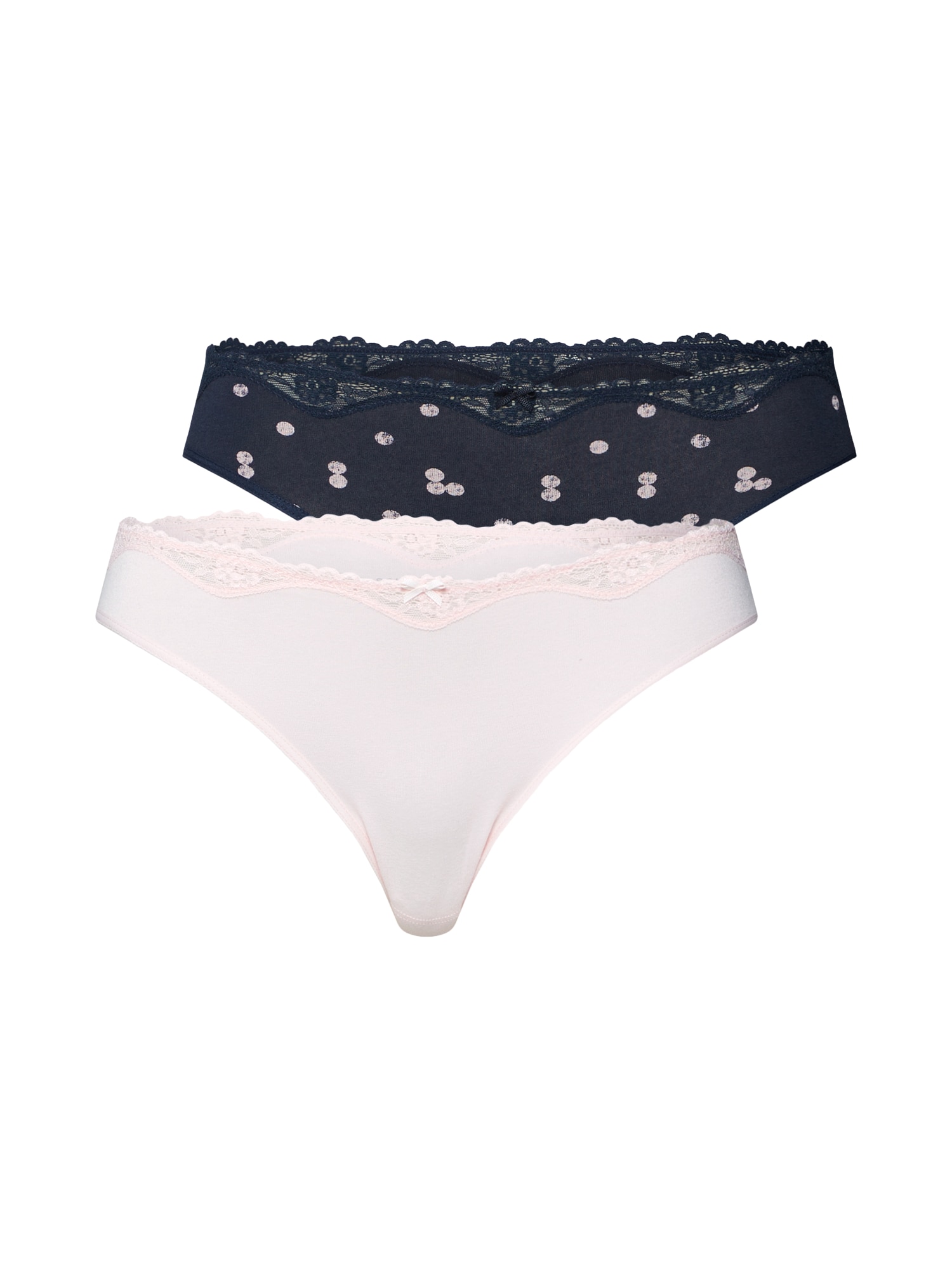 SCHIESSER Slip 'Tai'  albastru închis / roz