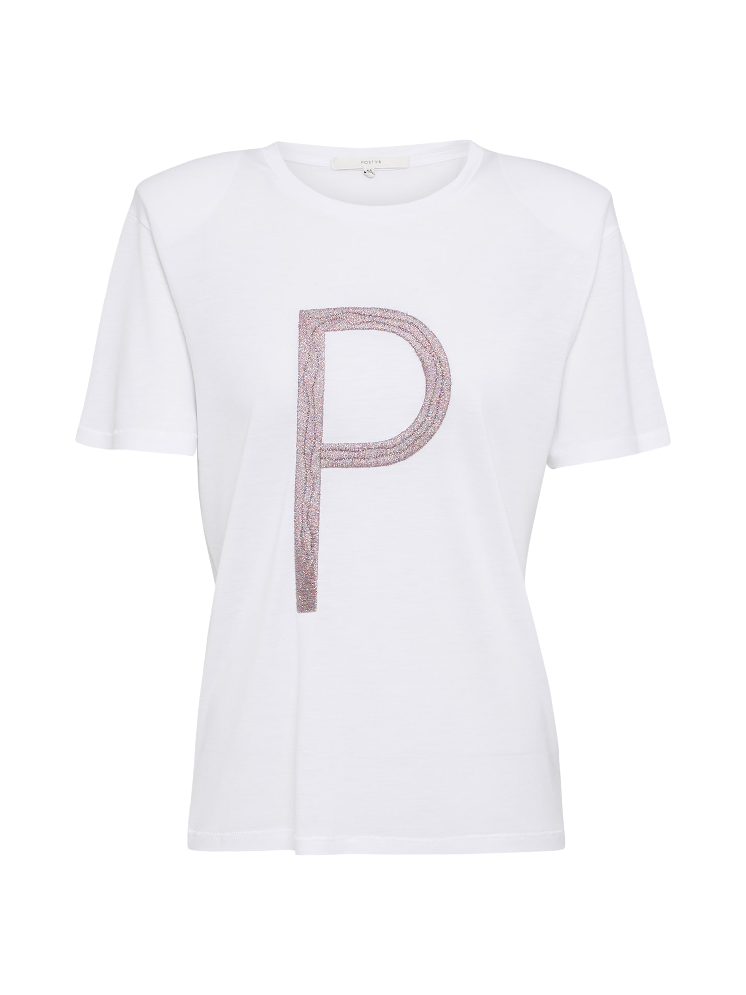 POSTYR Tricou 'POSHORTENSIA TEE'  alb