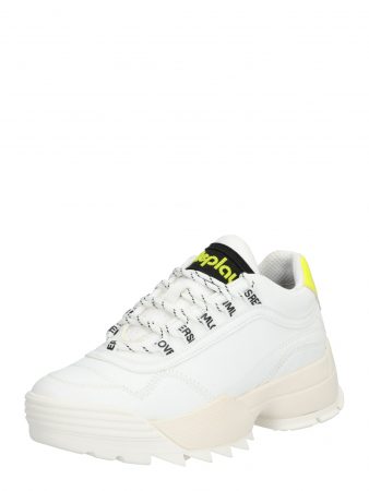 REPLAY Sneaker low  galben / alb